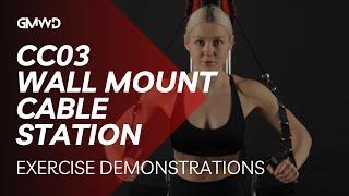 GMWD Wall Mount Cable Station CC03 | Exercise Demonstrations