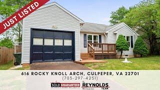 616 Rocky Knoll Arch, Culpeper, VA 22701 The Reynolds Team (703) 297 4251