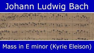 Johann Ludwig Bach - Kyrie (Rheinisches Kantorei)