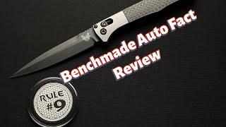 New Benchmade Auto Fact 4170BK Knife Review