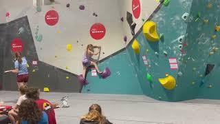 Comp Route from Finals at Urdd Urban Games #bouldering #climbing #competition