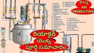 pharmaceutical reactor information || parts of the reactor and use || pharmaceutical api industry