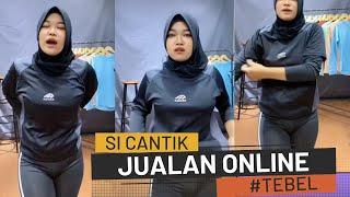 LIVE!! JUALAN ONLINE!! HIJAB PAKAI CELANA LEGGING HITAM SUPER CANTIK #4