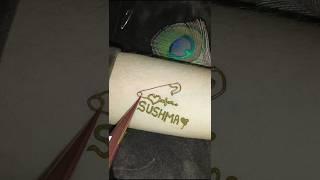 SUSHMA name tattoo mehndi design safety pin  #sushma #mehndi #shorts #viralvideo #trending #art