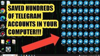 how to save more than 3 telegram accounts in windows