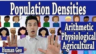 Population Densities (AP Human Geography)