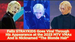 Felix STRAYKIDS Goes Viral Through His Appearance At the VMA 2023 and Nicknamed "The Blonde Guy"