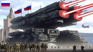 5 minutes ago! Russia's Most Dangerous Giant Tank Bombards 680 NATO Tank Convoy in Ukraine - ARMA 3
