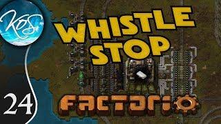 Whistle Stop Factorio Ep 24: BRINGING REDS BACK HOME - Mod Spotlight, Let's Play, Gameplay