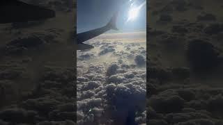 Plane hit the cloud Keep flying higher, dreams don’t have limits.️#sky #trandingshorts #traveling