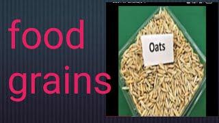 Food Grains || Food Grains names