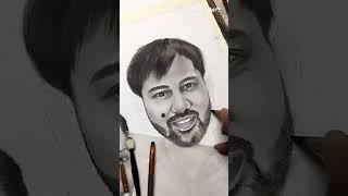 Sketch | YouTube shorts | how to draw portrait | Charcoal art | drawing | learn beginners | ‍