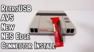 NEW RetroUSB AVS NES Edge Connector Install How To