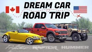 Attainable Dream Car Road Trip - Ford Raptor, Plymouth Prowler, @chrisfix  Hummer H1