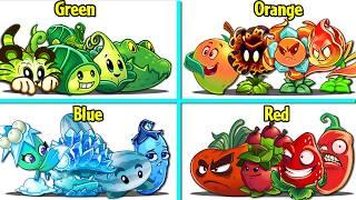 Random 16 Team COLORFUL Plants Battlez - Who Will Win? - Pvz 2 Team Plant vs Team Plant