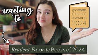 Goodreads Choice Awards 2024 reaction and what I'll be voting for  [and books that got snubbed!]