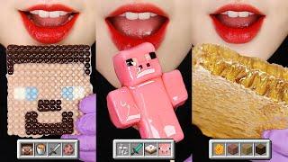 11MINUTES EMOJI EATING ASMR FOR SLEEP MINECRAFT FOOD ASMR HONEYCOMB EATING SOUND ASMR 