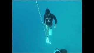 Diving with my good friend Oleg Gavrilin from Apnea Pro