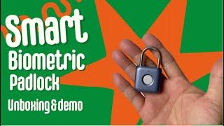 Smart Biometric Padlock Unboxing & Demo #shorts