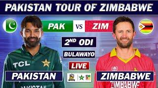 PAKISTAN vs ZIMBABWE 2nd ODI Match LIVE COMMENTARY | PAK vs ZIM ODI MATCH LIVE | PAK BAT