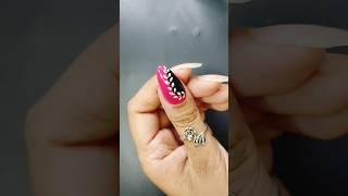 Nail art at home without tools #nailart #easynailart #youtubeshorts #shorts #trending #nails