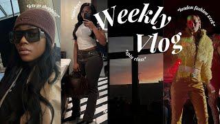 WEEKLY VLOG | LONDON FASHION WEEK | COME SHOPPING WITH ME | SPIN CLASS | PILATES | ZARA HAUL & MORE