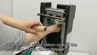 ADR AG Tutorial: TOSHIBA BA410 BA420 Ribbon Replacement Finish