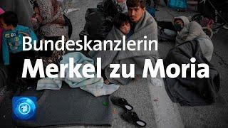 Nach Brand im Camp auf Lesbos: Merkel äußert sich zu Moria