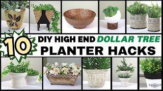 10 Amazing Dollar Tree DIY PLANTER Hacks | Dollar Tree DIY HACKS | Hot Humble Pie DIY