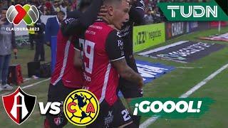 ¡EL GOL DEL TORNEO! Lozano desde le pega SATURNO | Atlas 2-2 América | CL2023 - Liga Mx J9 | TUDN