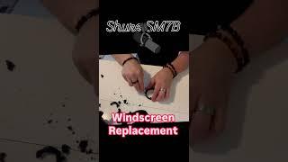 Shure SM7B windscreen replacement / @Jeremievinet