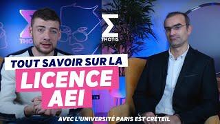 La Licence AEI (UPEC) - Thotis