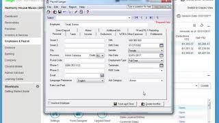 Sage 50 - Payroll: Adding and Editing Employees