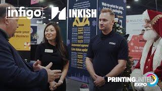 Why is Santa in Atlanta?  INKISH.TV at PRINTING United Expo 2023