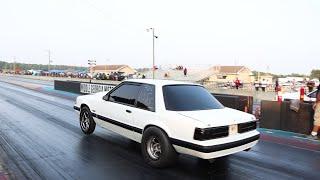 CRAZY FAST STICK SHIFT NITROUS MUSTANG RAN THROUGH EVERYBODY!