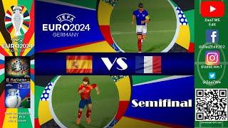 EURO 2024 (by ZaaZ) | #ESP vs #FRA | Semifinal | Winning Eleven 2002 MOD |