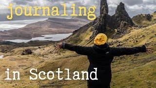 Slow meaningful journaling in Scotland