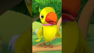 Main Tota Hare Rang Ka Poem, मैं तोता, Hindi Preschool Rhymes, Kindergarten Song #shorts #trending