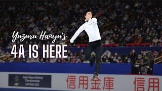 Yuzuru Hanyu's 4A IS HERE (羽生結弦)