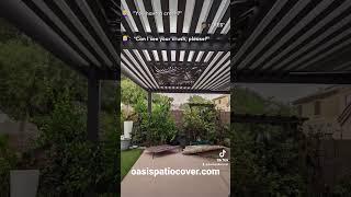 Modern Design Patio Covers with Design Panels in Phoenix, Arizona by Oasis Patio Cover.