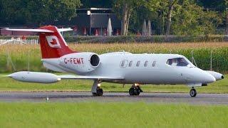 RARE! Learjet 36A * Fox Flight Air Ambulance * Take-Off at Bern