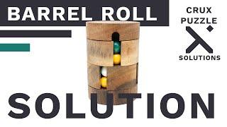 How to Solve the Barrel Roll Puzzle by Crux Puzzles