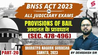 Complete Bhartiya Nagrik Suraksha Sanhita 2023 | BNSS Act for all judiciary exams | Devashish Sir