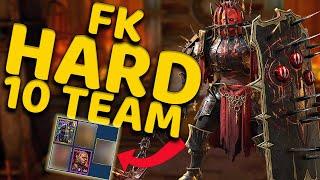 100% SUCCESS Fire Knight HARD 10 Team | Complete Guide | Raid: Shadow Legends
