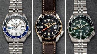 Seiko’s Popular Sub $500 GMTs Get Three New Colors for 2024