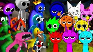 FNF All Sprunki Normal VS Rainbow Friends x Friends To Your End  Incredibox Sprunki FNF Mods