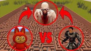 NEW LABUBU FAMILY VS NEW ADAN MECHA AXEMAN VS ITALIAN BRAINROT VS SCP-096 in Garry's Mod!