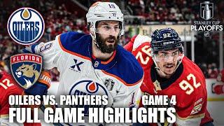 Stanley Cup Final Game 4: Edmonton Oilers vs. Florida Panthers | Full Game Highlights | ESPN NHL