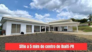  SÍTIO A 5 MIM DO CENTRO DE IBAITI-PR