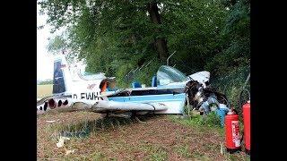 Kleinflugzeug bei Eschwege abgestürzt: Vier Schwerverletzte